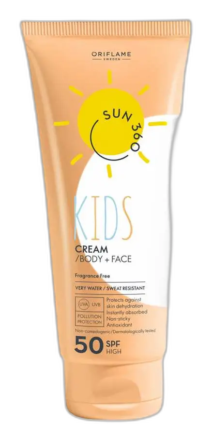 Oriflame Sun Zone Kids Cream Body + Face SPF 50 High