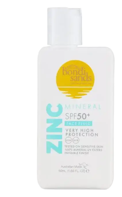 bondi sands SPF 50+ Zinc Mineral Face Fluid