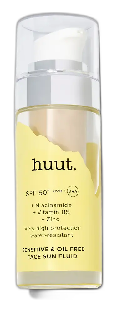 Huut Daily Protection Sensitive & Oil Free Face Sun Fluid SPF 50+