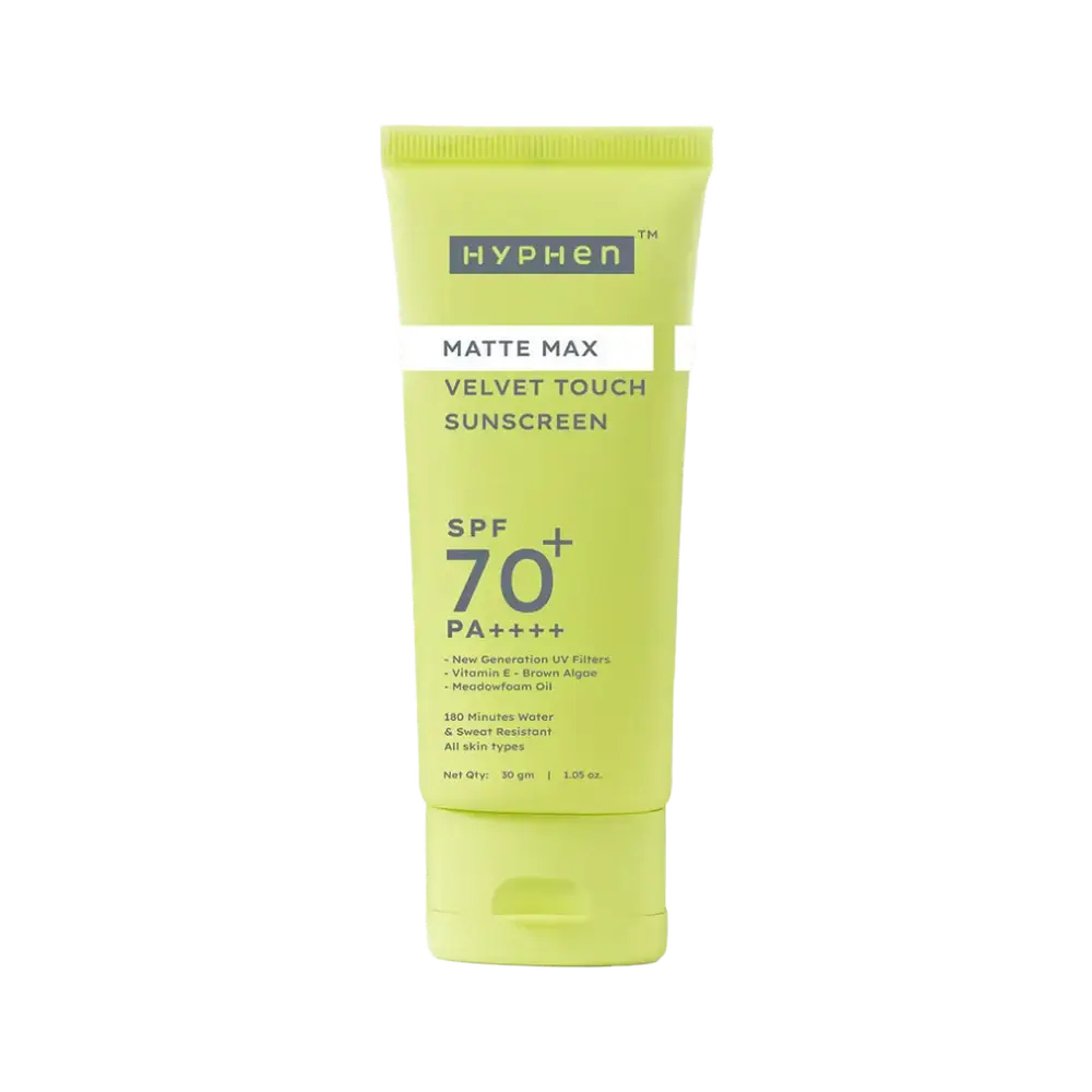 hyphen Matte Max Velvet Touch Sunscreen SPF 70+