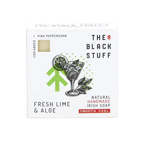 The Black Stuff Fresh Lime & Aloe Natural Handmade Irish Soap