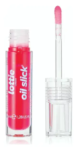 Lottie London Oil Slick Vegan Lip Oil Strawberry Dreams