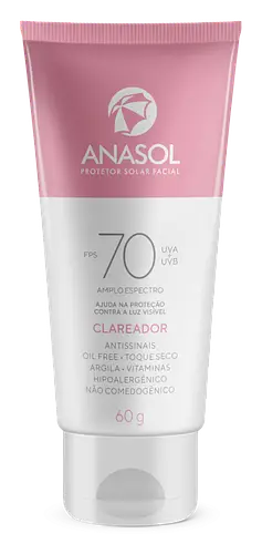 Anasol Protetor Solar Facial Clareador FPS 70