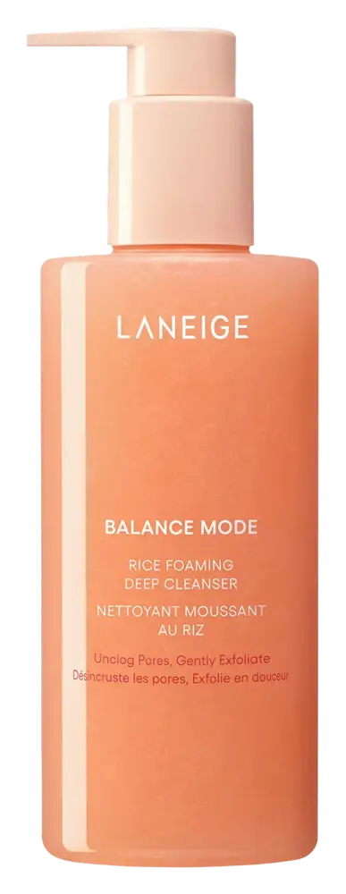 Laneige Balance Mode Rice Foaming Deep Cleanser