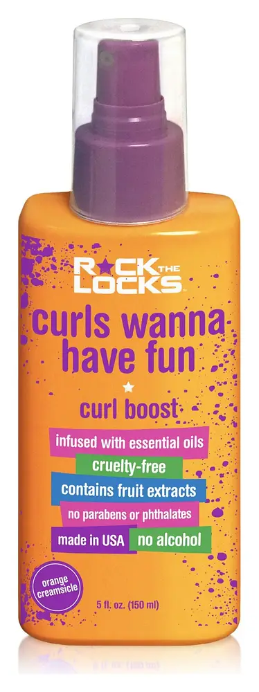 Rock The Locks Curls Wanna Have Fun Curl Boost Orange Creamsicle
