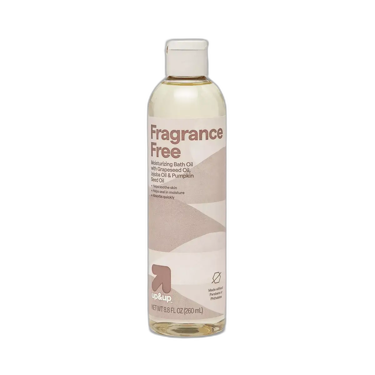 up&up Fragrance Free Moisturizing Bath Oil