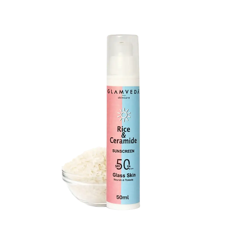 Glamveda Rice & Ceramide Sunscreen SPF 50 PA+++