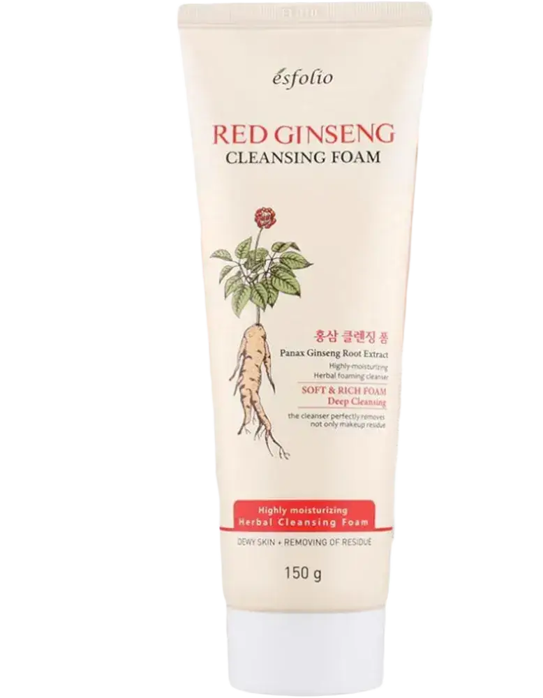 Esfolio Red Ginseng Cleansing Foam