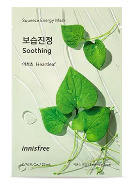 innisfree Squeeze Energy Mask Heartleaf