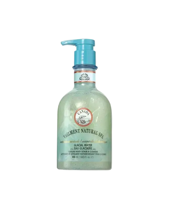 AVON Veilment Natural Spa Glacial Water Cooling Body Scrub & Cleanser