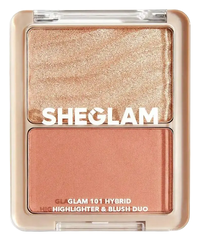 SHEGLAM Glam 101 Hybrid Highlighter & Blush Duo Seville