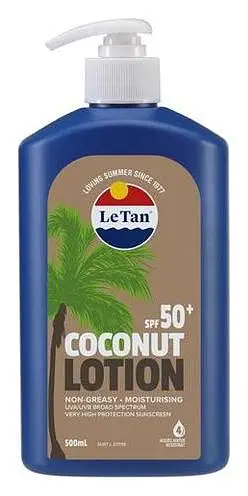 Le Tan Coconut SPF50+ Lotion