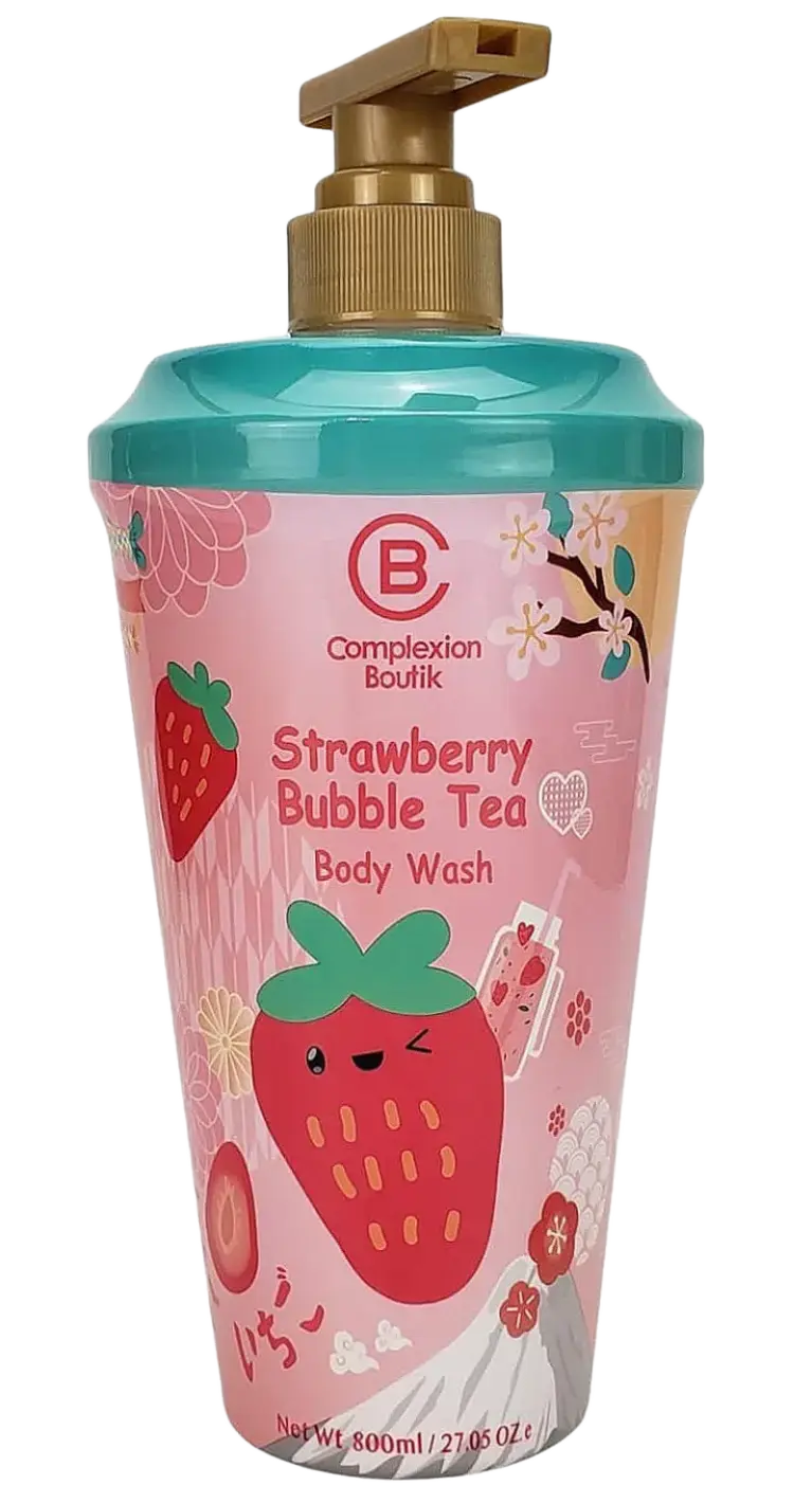 Complexion Boutik Bubble Tea Body Wash Strawberry