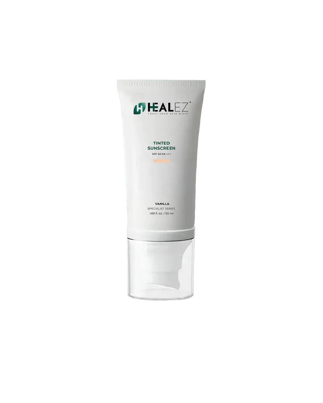 Healez Beauty Tinted Sunscreen SPF 50 Vanilla