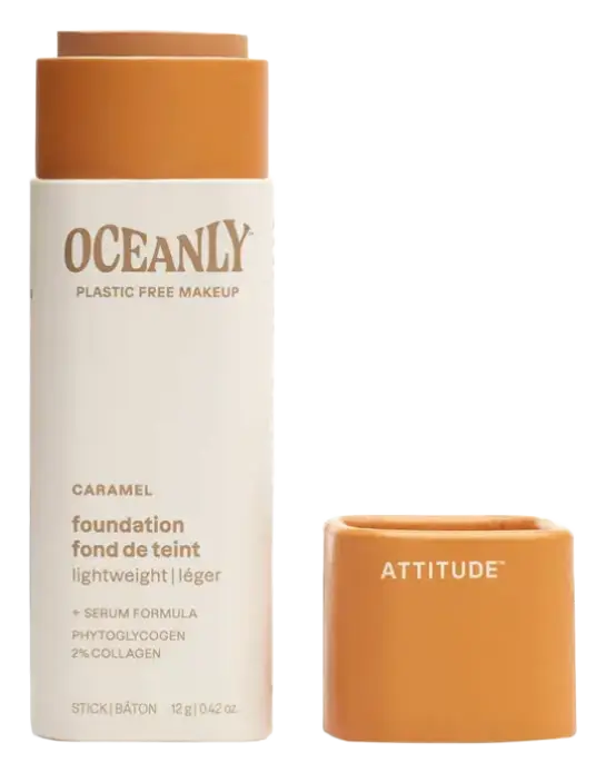 ATTITUDE Oceanly Light Coverage Foundation Stick Caramel