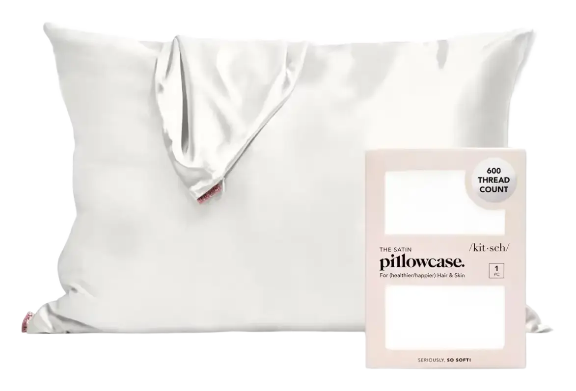 Kitsch Satin Pillowcase Ivory
