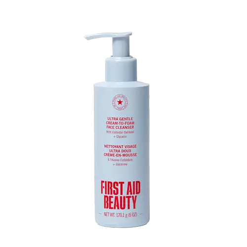 First Aid Beauty Ultra Gentle Cream-To-Foam Face Cleanser