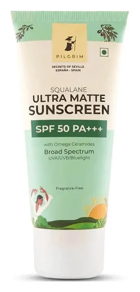 Pilgrim Squalane Ultra Matte Sunscreen SPF 50 PA+++