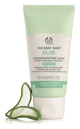 The Body Shop Aloe Soothing Moisture Lotion SPF 15