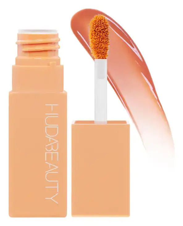 Huda Beauty Lip Blush Cream Lip & Cheek Stain Peachy Kiss