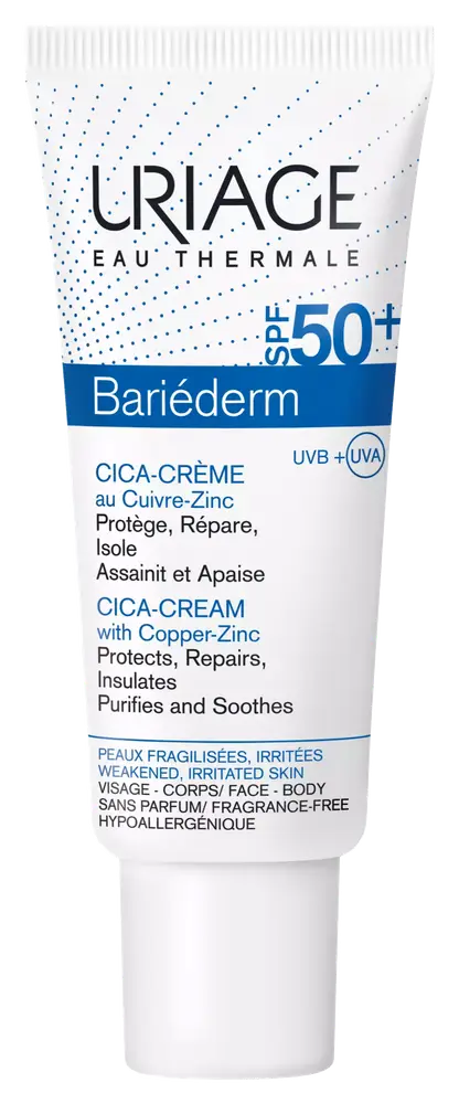 Uriage Bariéderm Cica-Cream With Copper-Zinc SPF 50+