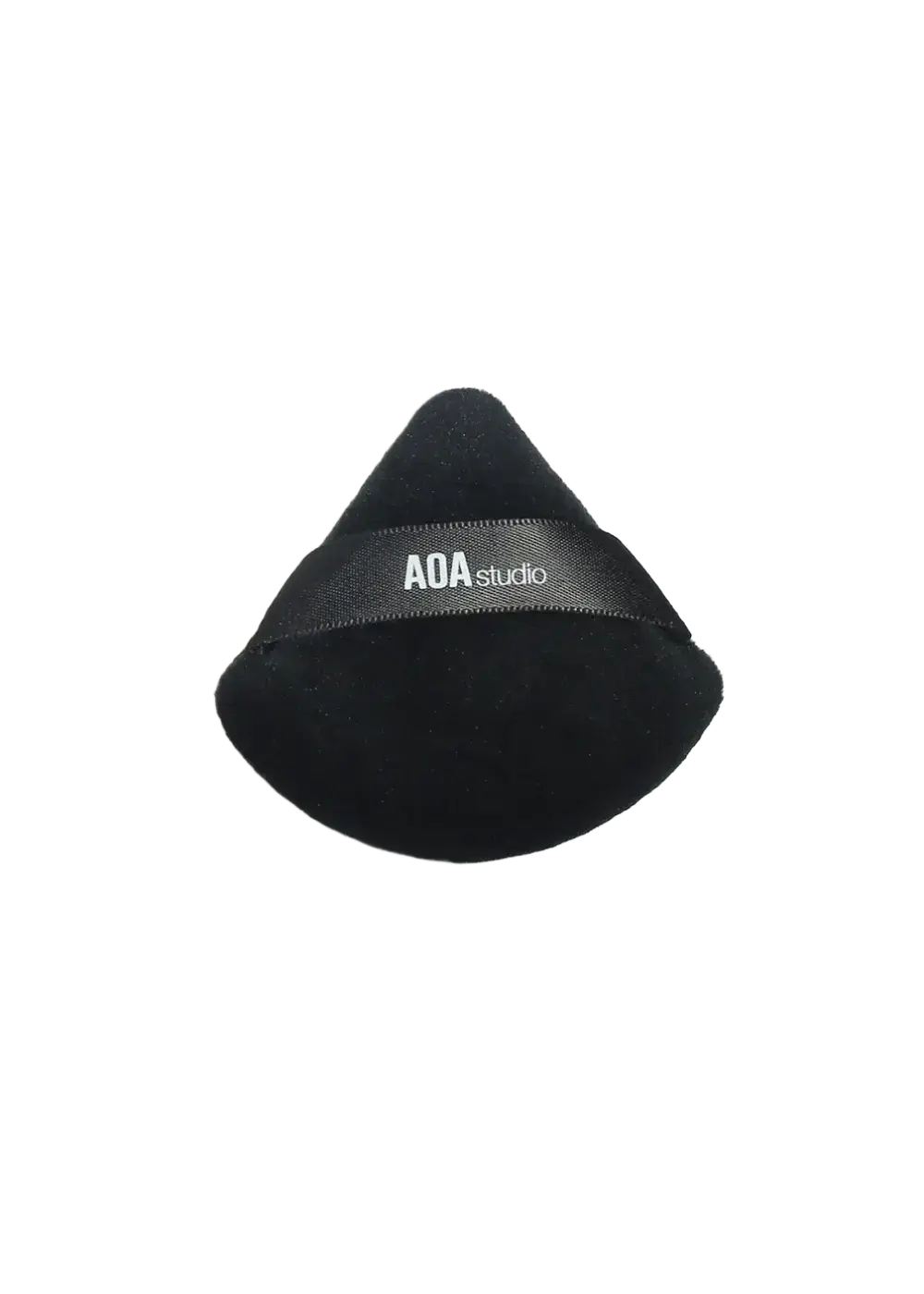 AOA Skin Velvet Puff Triangle Black