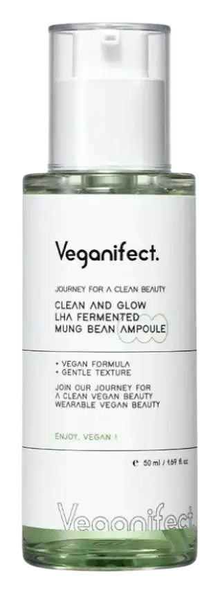 Veganifect Clean And Glow LHA Fermented Mung Bean Ampoule