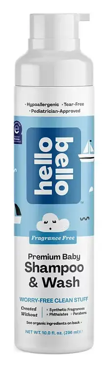 Hello Bello Extra Gentle Shampoo & Body Wash - Fragrance-Free