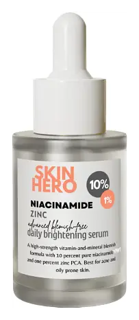 Skin Hero 10% Niacinamide + 1% Zinc Advanced Anti-Blemish Serum