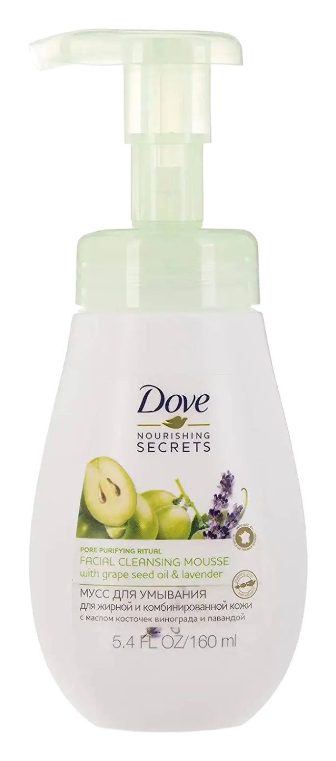 Dove Facial Cleansing Mousse Grapeseed Oil & Lavender
