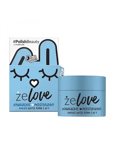 Flos-lek Żelove Nawilzenie Moisturizing Marine Water Bomb 2 In 1