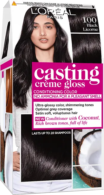 L'Oreal Casting Creme Gloss Tone On Tone 100 Black Licorne