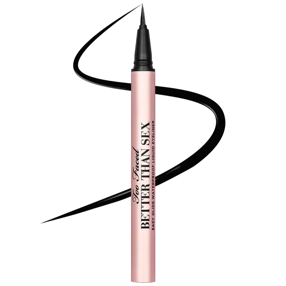 Too Faced Better Than Sex Easy Glide Waterproof Liquid Eyeliner Deep Black
