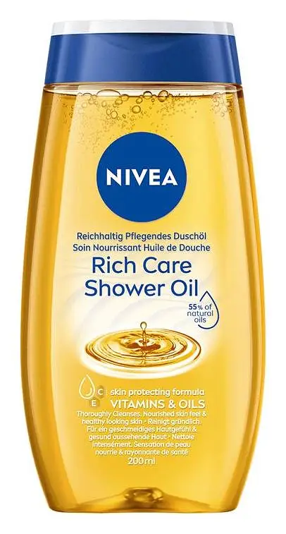 Nivea Rich Caring Shower Oil Finland