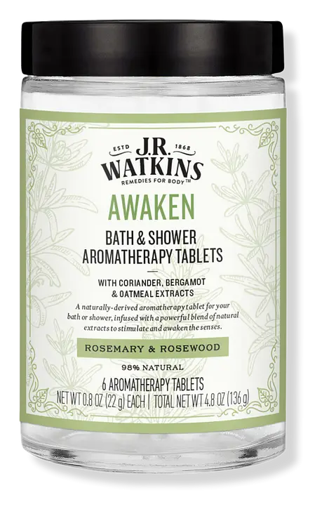 J.R. Watkins AWAKEN Bath & Shower Aromatherapy Tablets