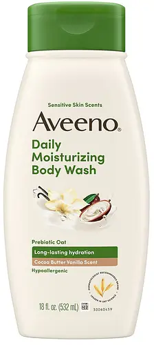Aveeno Daily Moisturizing Body Wash Cocoa Butter Vanilla
