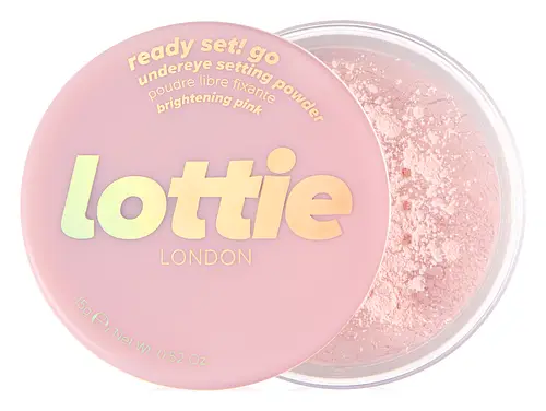Lottie London Ready Set! Go Setting Powder Brightening pink