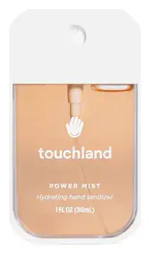 Touchland Power Mist Hydrating Hand Sanitizer Velvet Peach