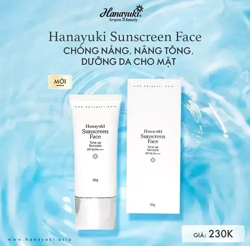 Hanayuki Face Tone-Up Sunscreen