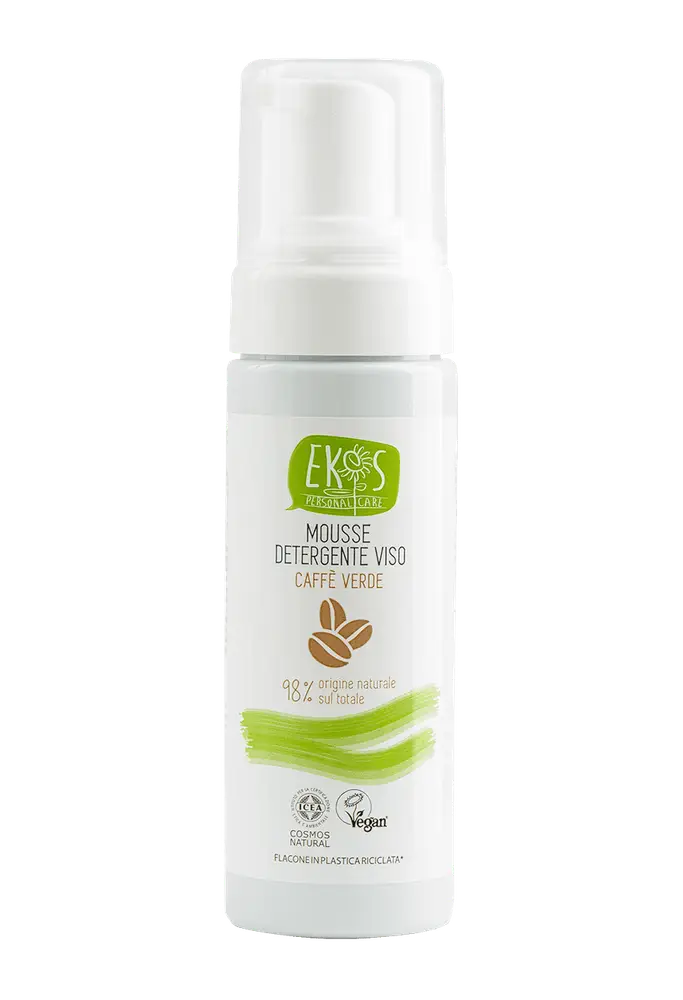 Ekos Mousse Detergente Viso Caffè Verde
