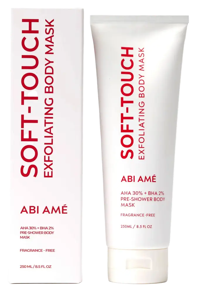 Abi Ame Soft-Touch AHA 30% + BHA 2% Pre-Shower Exfoliating Body Mask