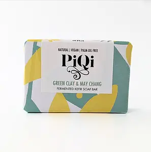 PiQi Green Clay + May Chang Fermented Kefir Soap Bar