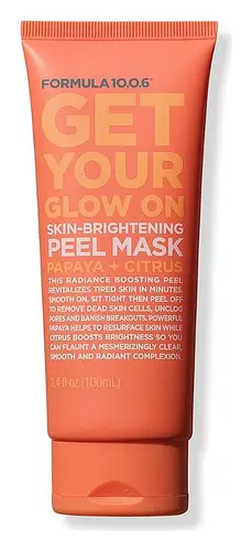 Formula 10.0.6 Get Your Glow On Skin-Brightening Peel Mask Papaya + Citrus
