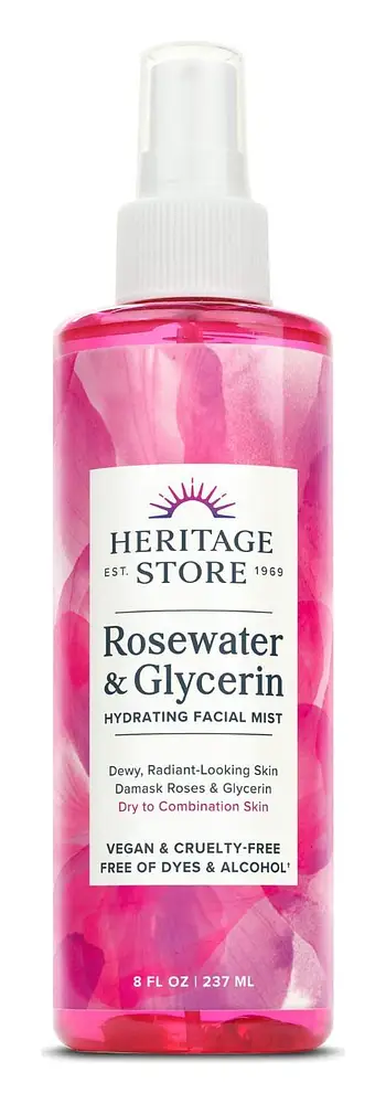 Heritage Store Rosewater & Glycerin Hydrating Facial Mist