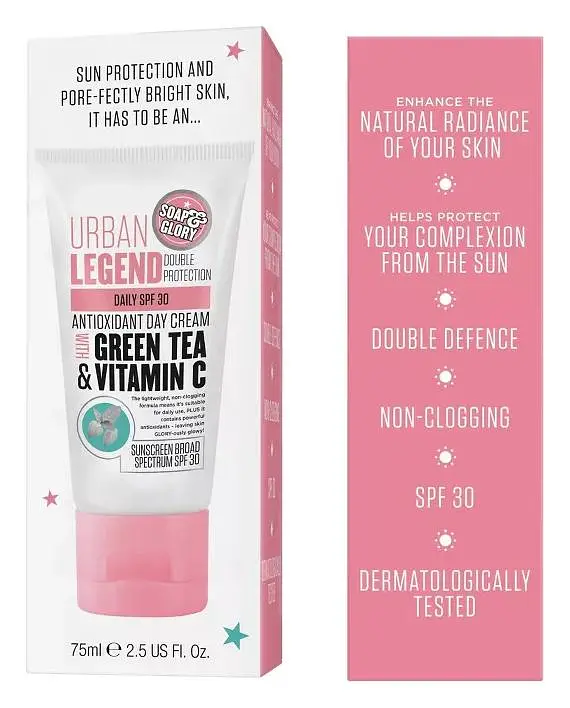 Soap & Glory Urban Legend Double Protection Antioxidant Day Cream Daily SPF 30