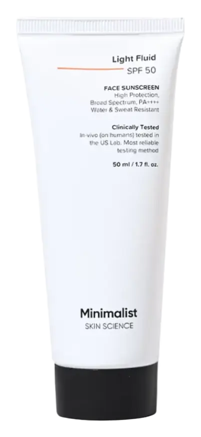 Minimalist Light Fluid SPF 50 Sunscreen