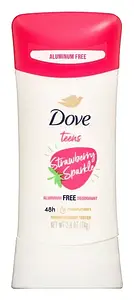 Dove Teens Deodorant Stick Strawberry Sparkle