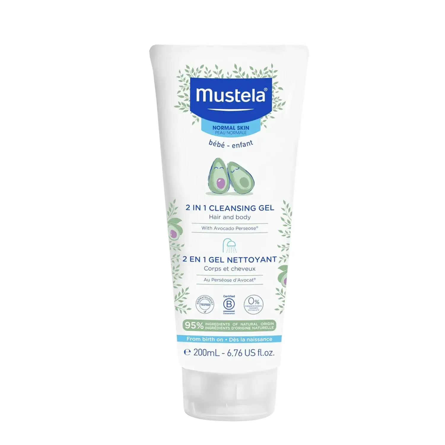 Mustela 2 In 1 Cleansing Gel