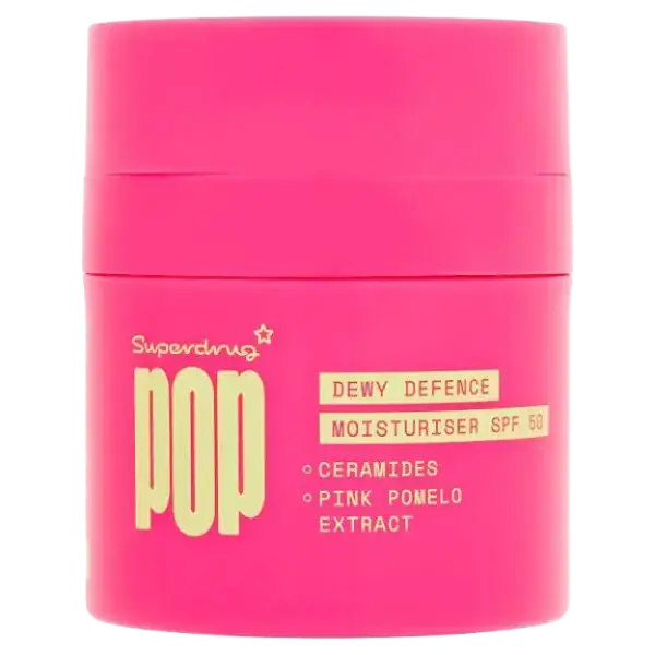 Superdrug Pop Dewy Defence Moisturiser SPF 50