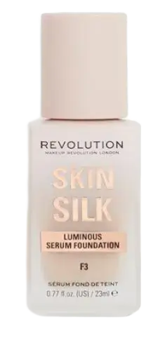 Revolution Beauty Skin Silk Serum Foundation F3
